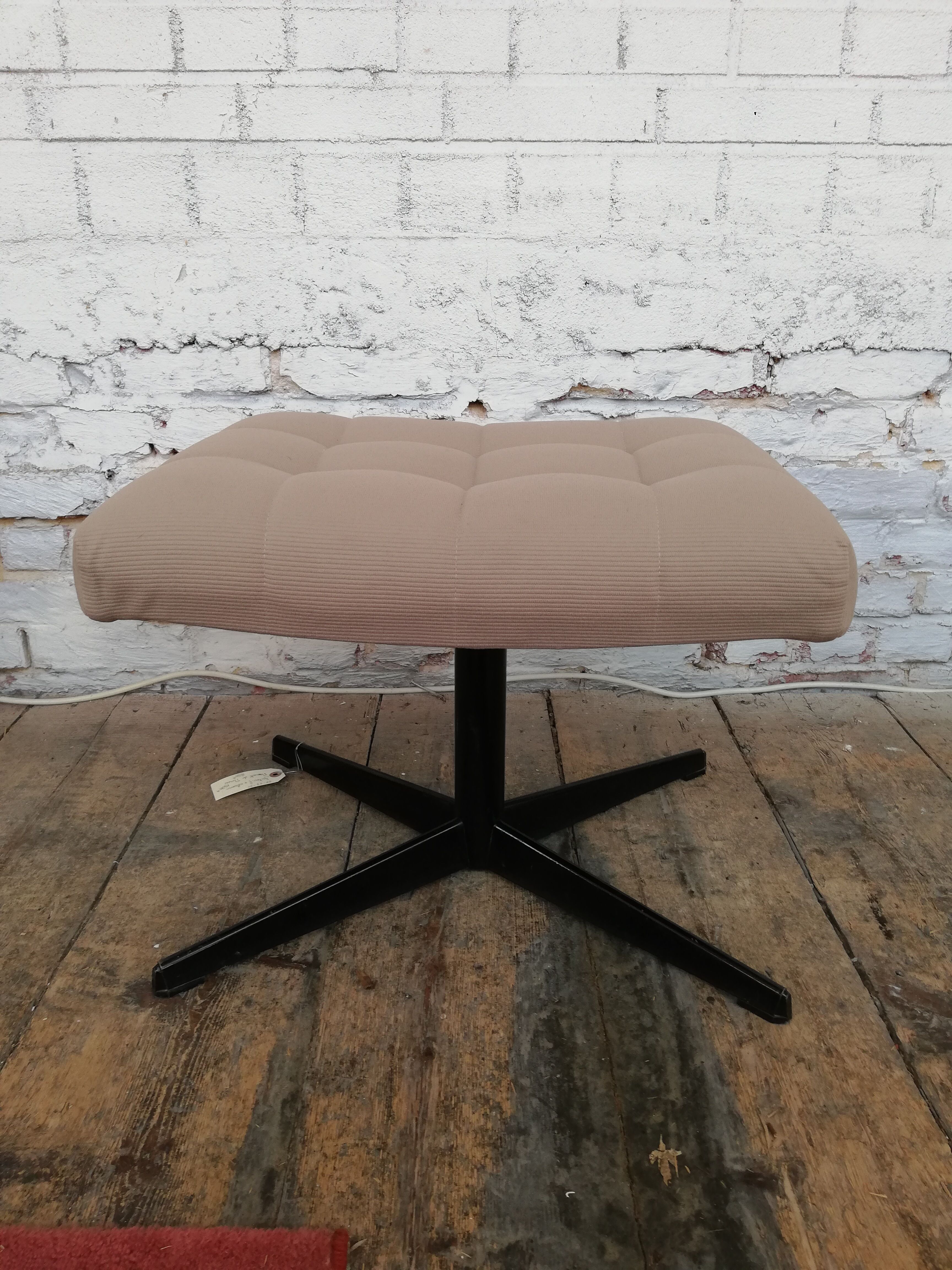 Armchair with Czech ottoman, 1960, Munzar and Moravians