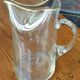 Pichet vintage original/verre soufflé