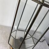 Lampe en laiton et verre