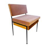 Fauteuil années 60 pieds compas