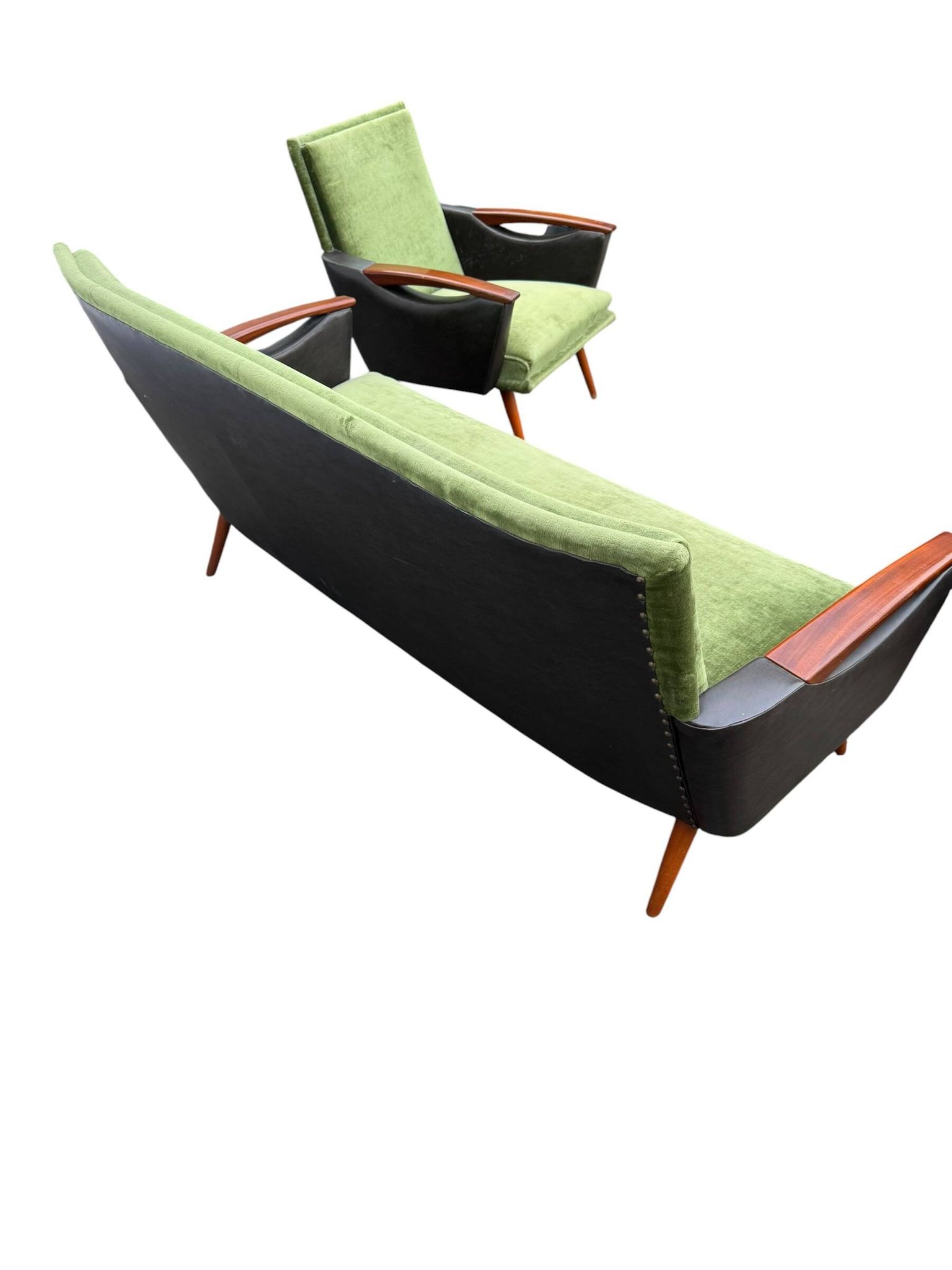 Mid Century Modern Sofa and 2 Chairs