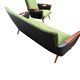 Canapé et 2 chaises Mid-Century Modernes