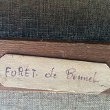 Table HST, Bonnel Forest, signed A. Sergant, middle XX°