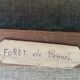 Table HST, Bonnel Forest, signed A. Sergant, middle XX°