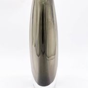 Vintage Thick and Massive Swedish Orrefors Vase in Grey/Green Sommerso Glass
