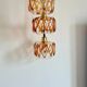 Amber blown glass suspension