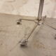 Workshop stool on wheels