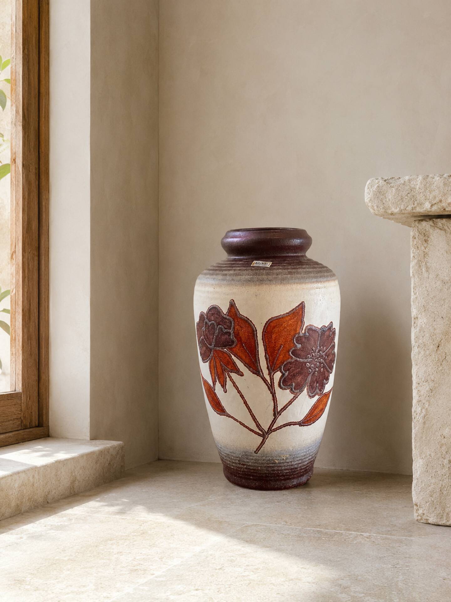 Large vase by Keramik, West Germany.