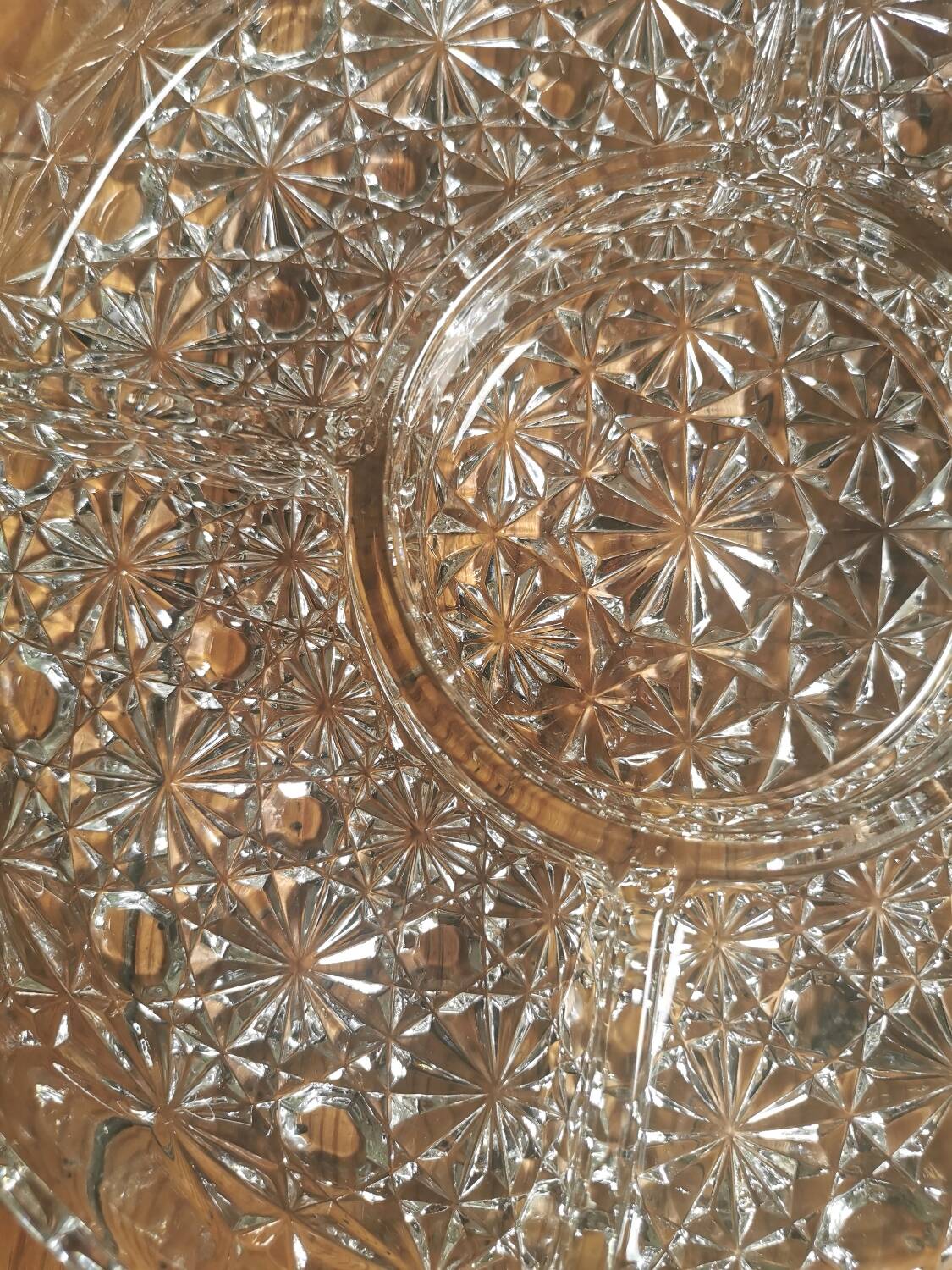 Vintage glass appetizer dish