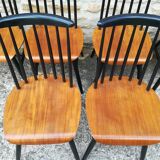Suite de 6  chaises Fanett par Ilmari Tapiovaara années 50