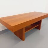 Vintage modernist teak coffee table from the 60s