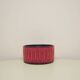 vintage red West Germany bowl flowerpot Jasba