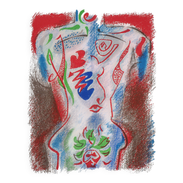 André masson : cupidon, le dieu de l’amour - lithographie originale