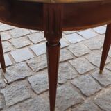 Louis XVI style coffee table with marble