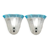 Paire d'appliques Murano, Italie, années 1970