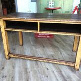 Vintage wooden school desk 1930s