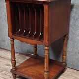 Vintage furniture: 20th-century solid cherry wood music cabinet