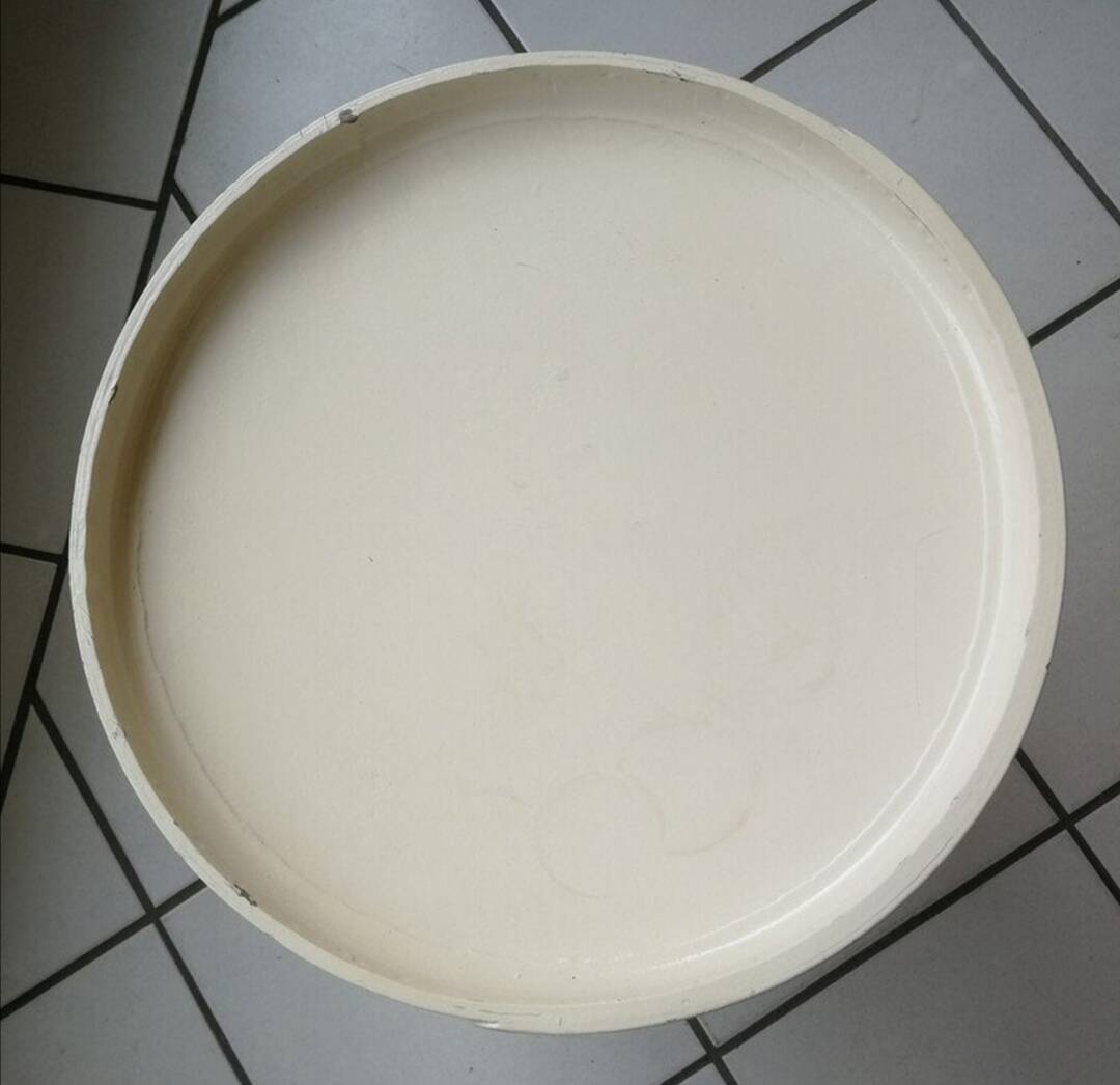 Vintage cardboard bedside table designed by Jean-Louis Avril from the 60s