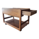 Vildbjerg teak multifunction serving bar cart, Denmark 1960s