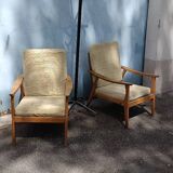 Pair of Scandinavian armchairs