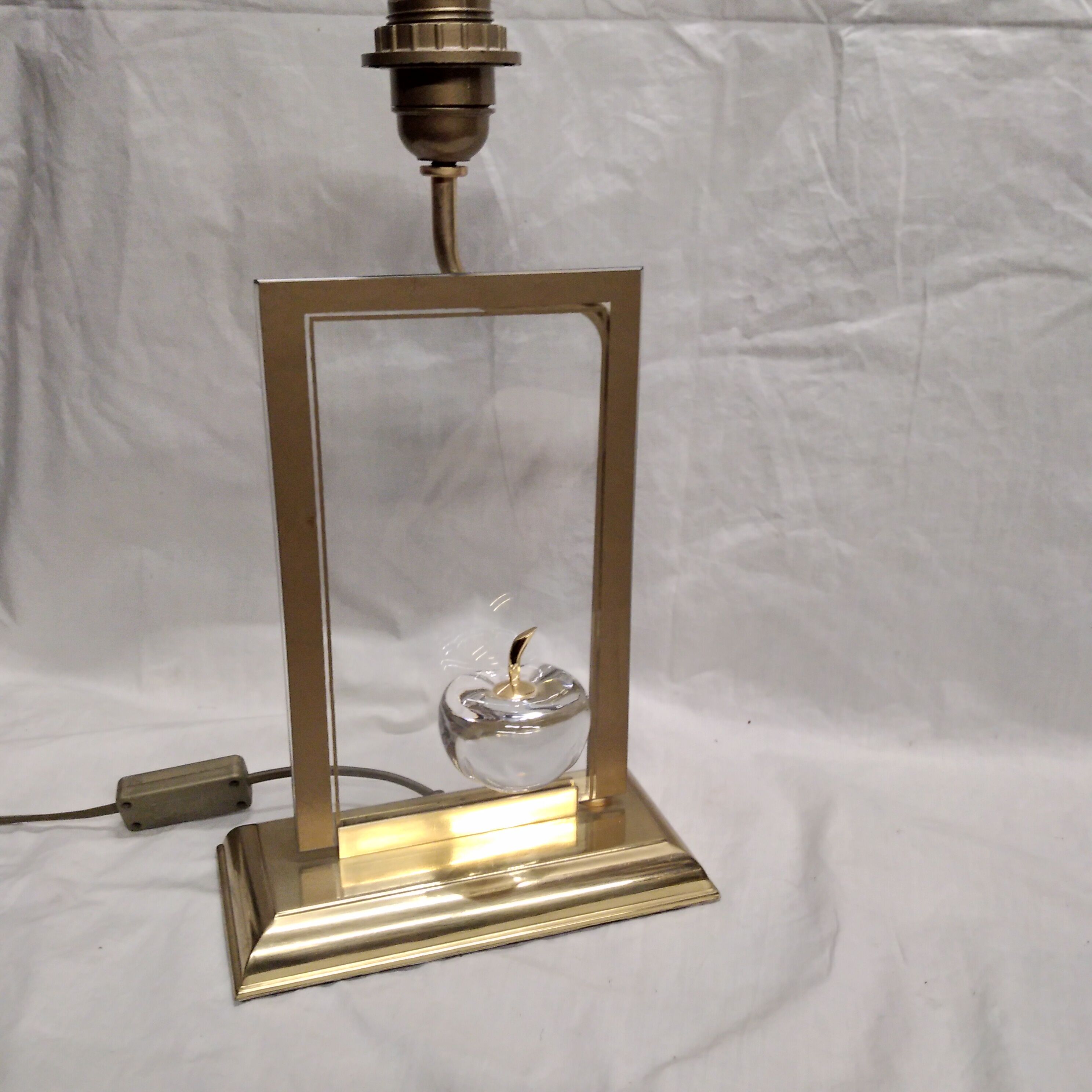 Homemade apple lamp the dolphin 1970
