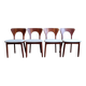 Danish "Peter" Dining Chairs by Niels Koefoed for Koefoeds Hornslet, Set of 4