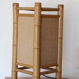 Lampe bambou toile Pier Import
