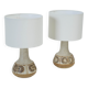 Set of two ceramic Svend Aage Jensen table lamps