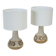 Set of two ceramic Svend Aage Jensen table lamps