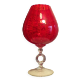 Red empoli vase h=34cm