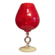 Vase empoli rouge h=34cm