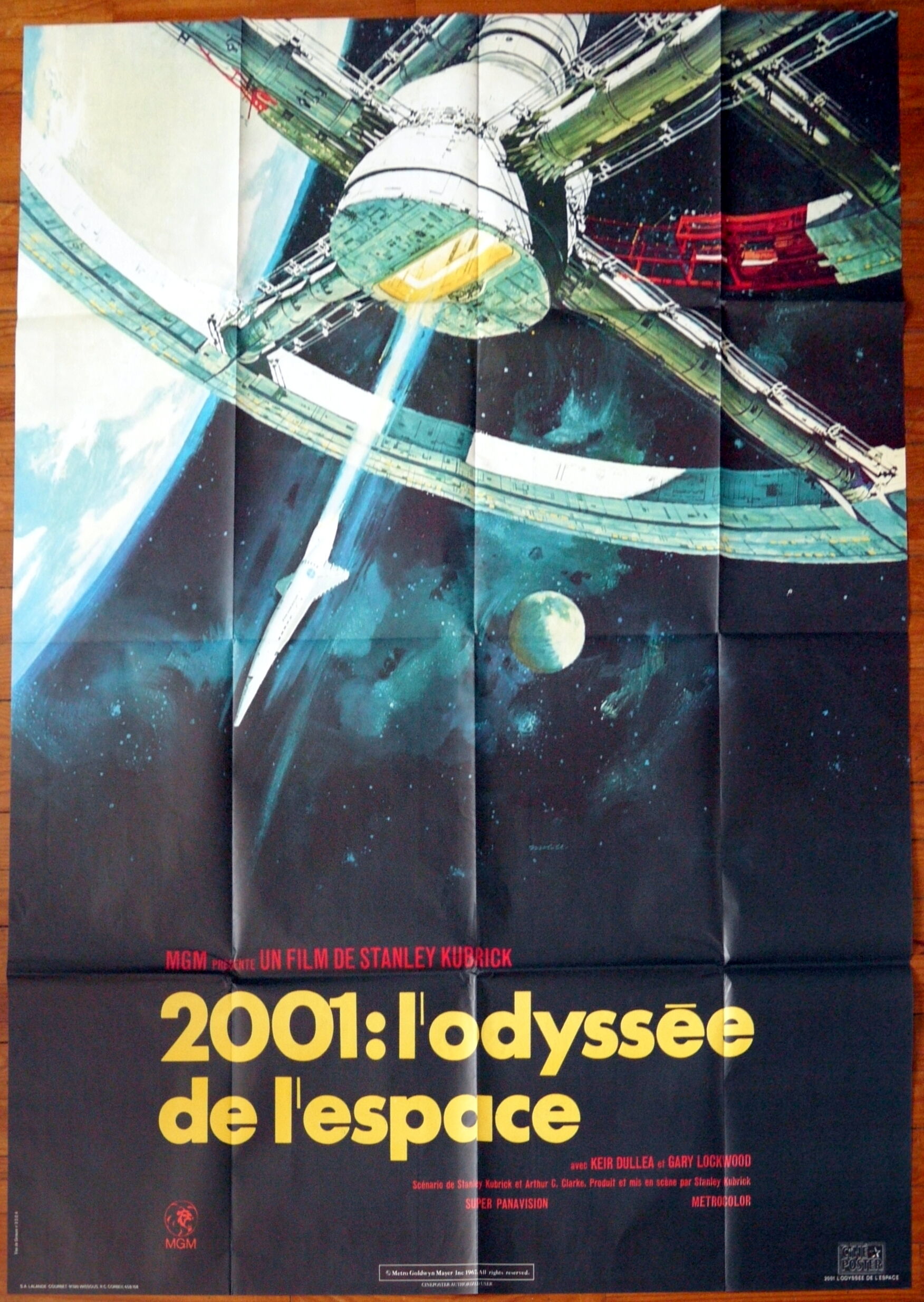 Displays movie 2001 "Space Odyssey" Stanley Kubrick