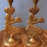 Pair of candle holders
