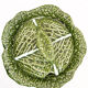 Soup pot of Portugal cabbage leaves in green slurry