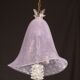 Elegant Barovier e Toso Lantern in Bubble Glass with a Rostrato glass element