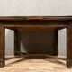 Table a allonges en chêne époque Art Nouveau vers 1900