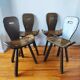 French brutalist vintage chairs from the 60s-70s.