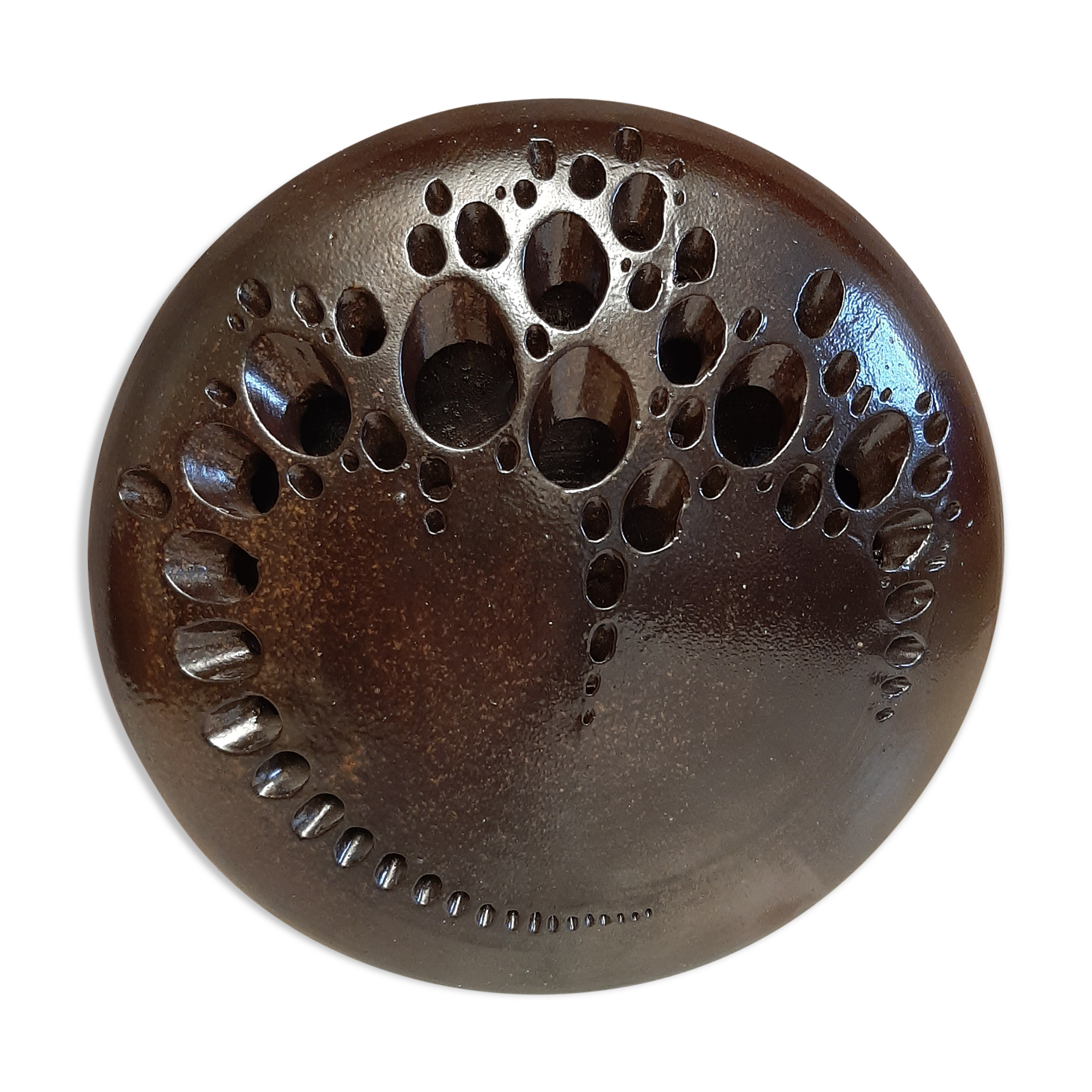 Wall flower pick in Noron Normandy pottery