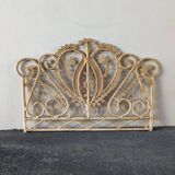 Rattan headboard