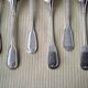 12 Coffee spoons in silver metal Net model