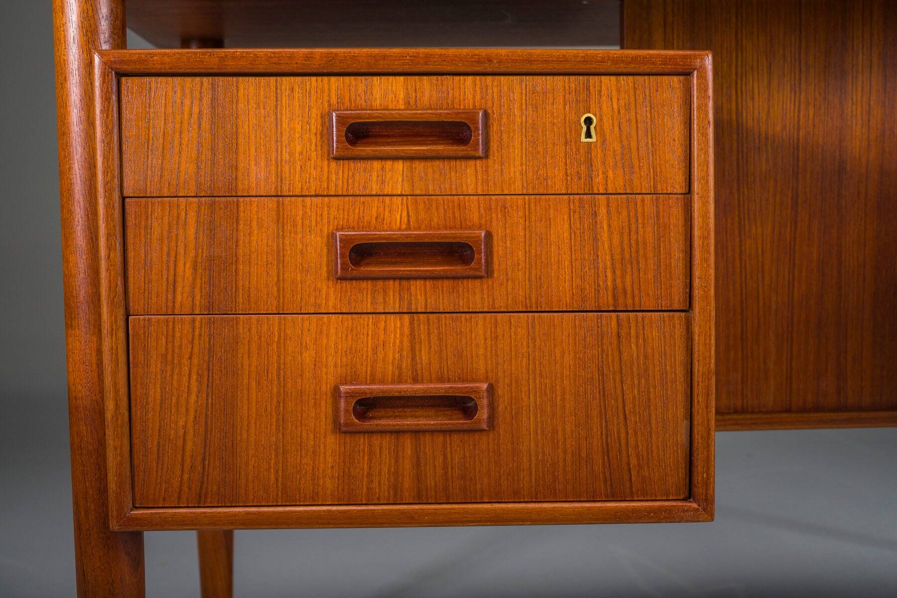 Modern Danish teak desk, 1950s