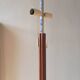 Adjustable floor lamp in walnut and metal 1960