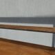 Industrial Island Counter in Steel and Walnut, 1970s