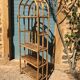 Rattan shelf