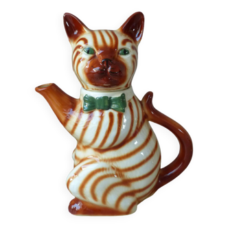 Théière monsieur chat au noeud papillon, théière anglaise chat tony wood