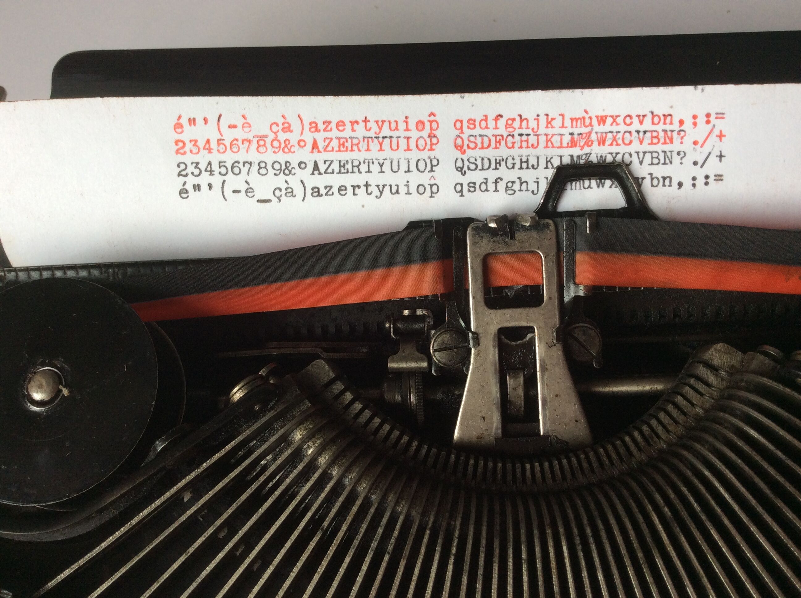 Machine à écrire ancienne Remington portable 1935-n°3
