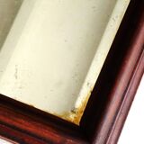 Antique Napoleon III style mercury mirror, Victorian wall mirror.