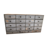Furniture drawers patinated