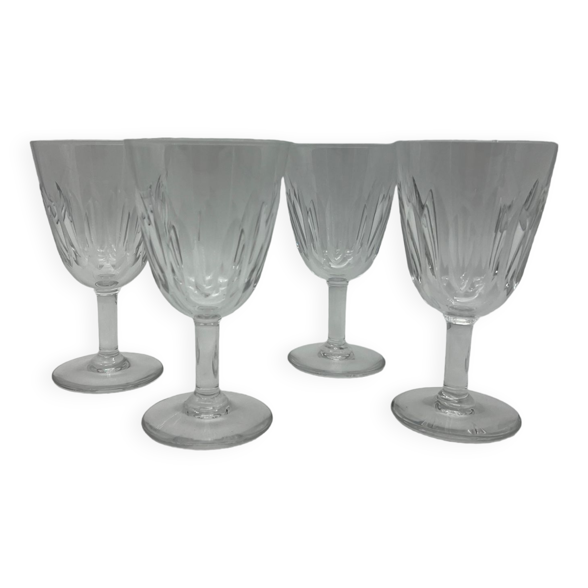 Set of 4 glasses of wine Baccarat model Cassino