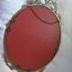 Baroque mirror in gilded brass, C.G.R